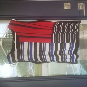 Tommy Hilfiger Suit Separates; Striped Woman's Blouse; size XL